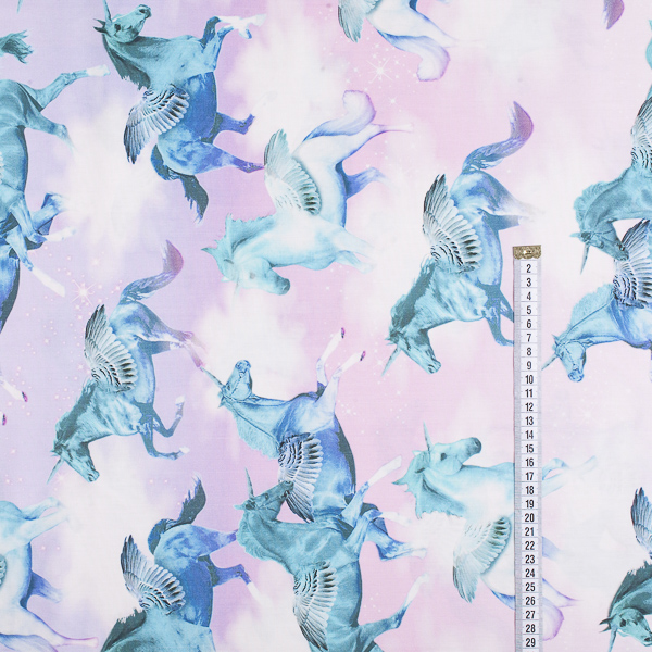 Ткань Хлопок принт - Лошадки QT1 2