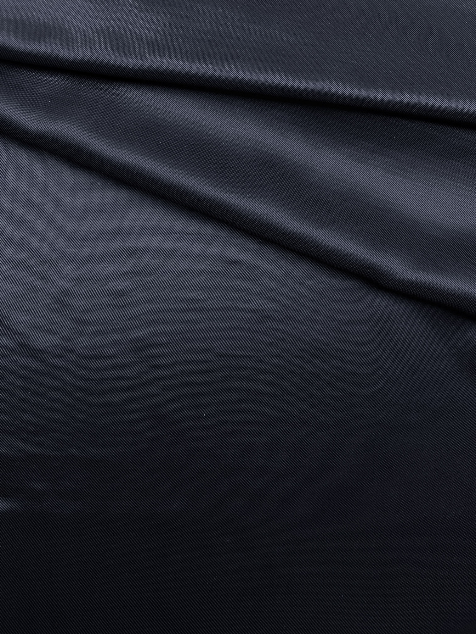 Ткань Подкладочная  тёмно-синего цвета однотонная 33452 1